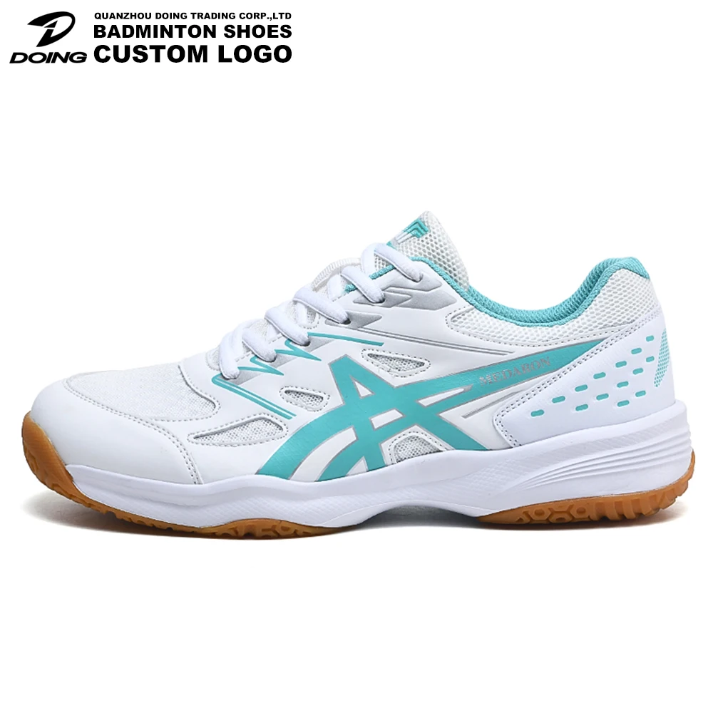 Factory Wholesale Trendy Durable Casual Popular Lace-Up Jump Sport Couple Indoor Light Flexible Men Woman Badminton Shoes