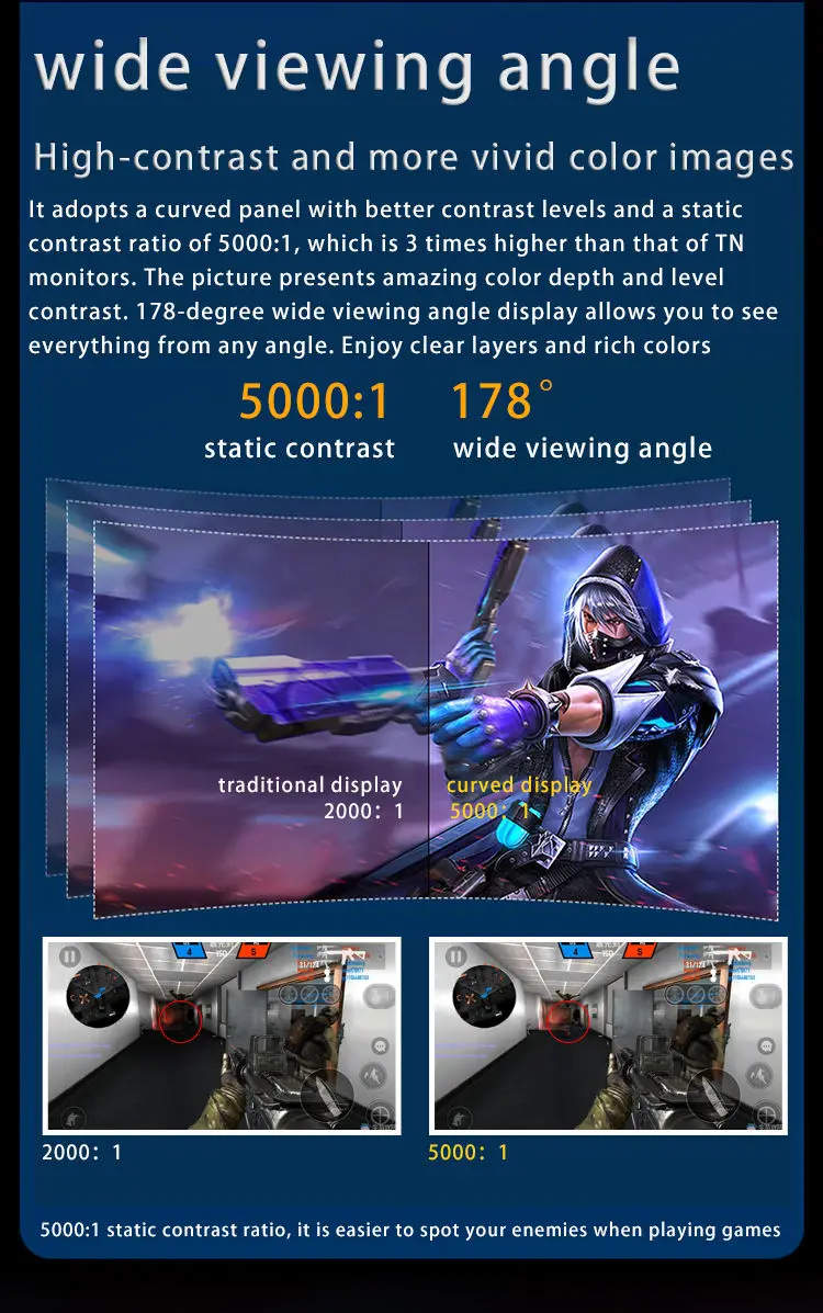 34 49 дюймов изогнутый монитор 120 Гц экран компьютера ЖК-монитор 4K 5K игровые мониторы