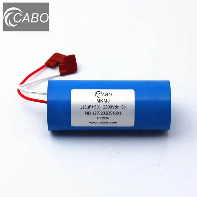 Cabo MKMJ-MD cylindrical icar defibrillator capacitor for semi automatic defibrillator
