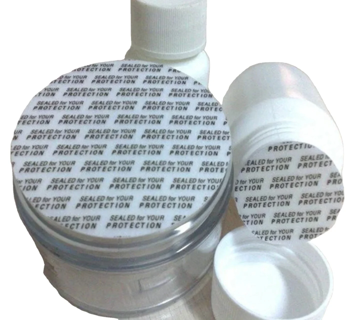 Free Samples Self Adhesive Seal Gasket Pressure Sensitive Foam Seal Liner for Bottle/Jar/Container Cap