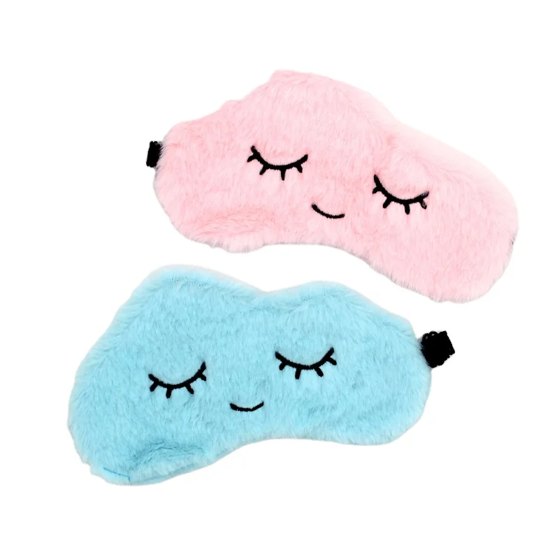 Женская и детская зимняя теплая плюшевая маска для сна на заказ солнцезащитный козырек для путешествий на самолете товары для путешествий