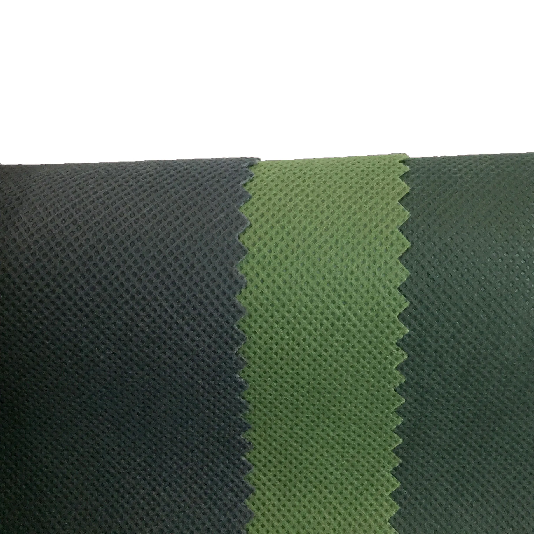 biodegradable colorful Military green pp spunbond nonwoven fabric for nonwoven shoppIng bag