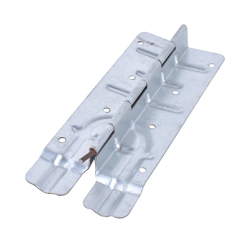 foldable wooden box  galvanized steel collar pallet hinge