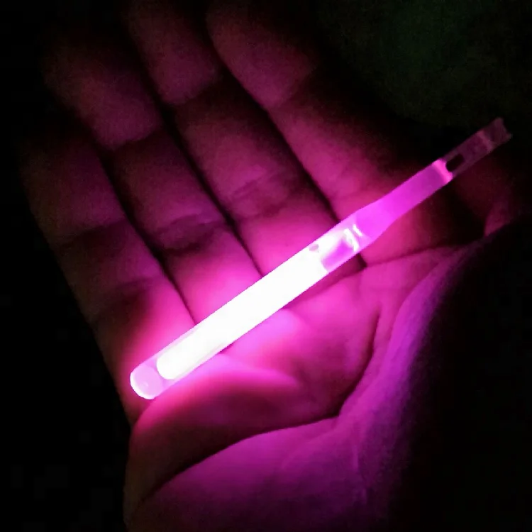 Neon fluorescence lollipop glow stick intubation glow light stick
