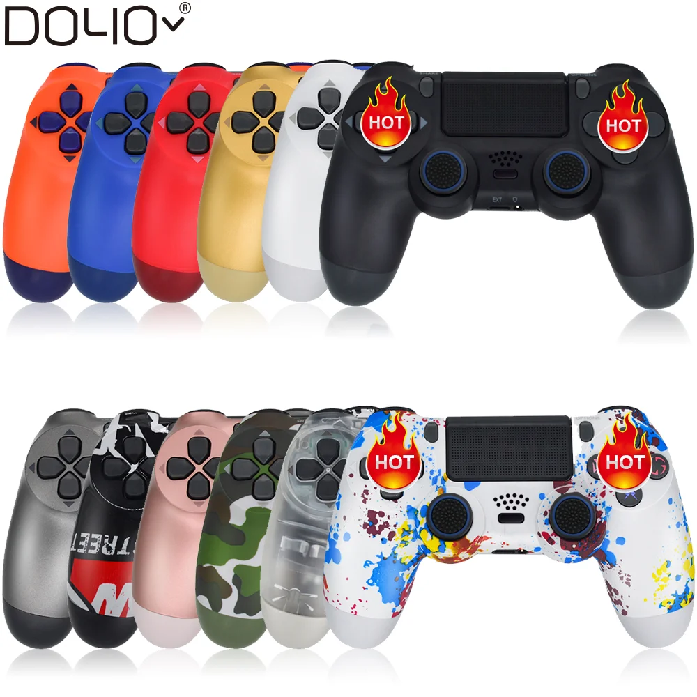 Wholesale Gaming Accessories Double Shock 4 Wireless Joystick Gamepad Controller For Ps4 Console Pc Game