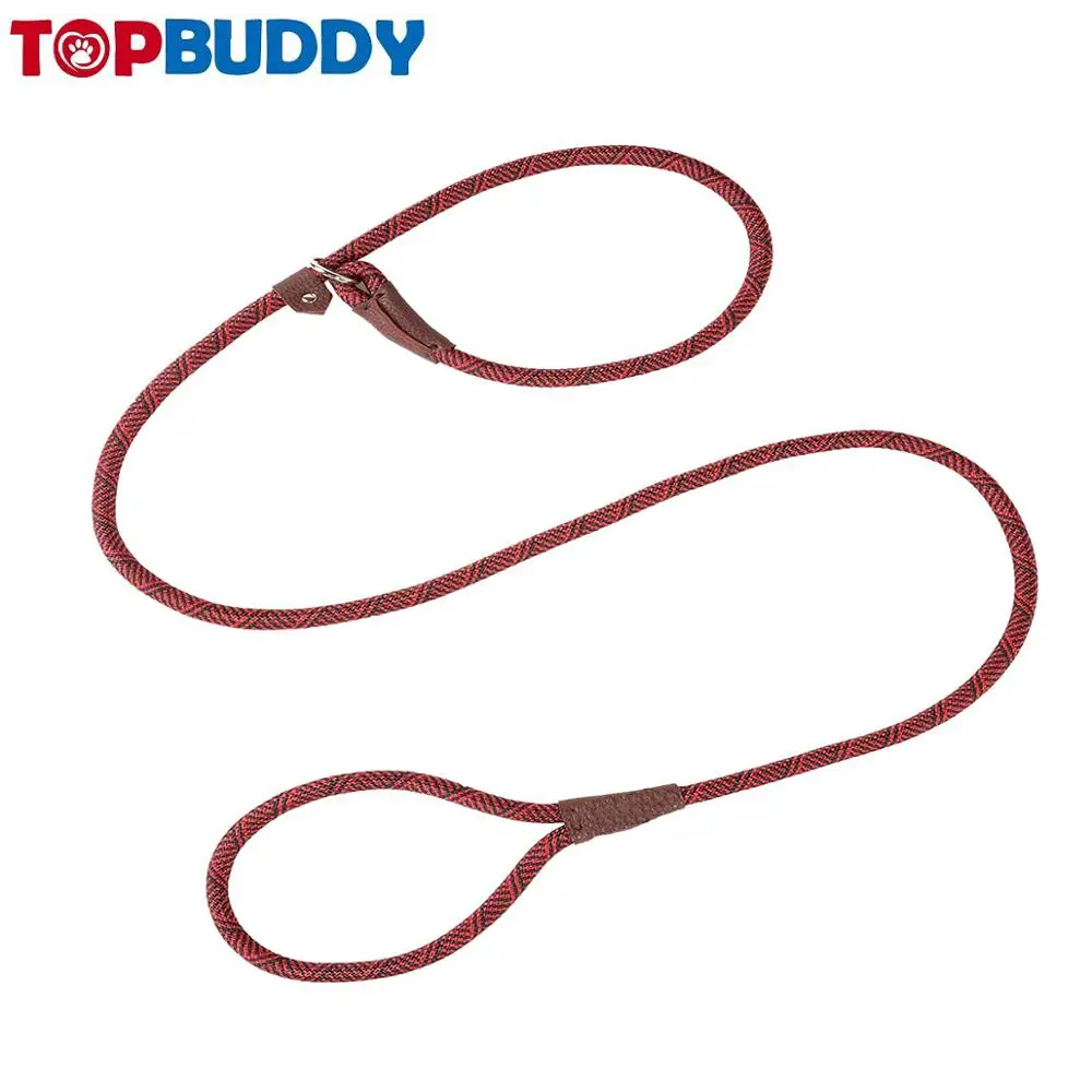 Amazon hot-selling  high quality dog leash mountain rope slip lead rope leash for walking hiking