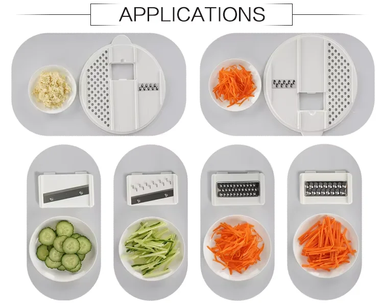 7 in 1 Multi Kitchen 4L Salad Set Kitchen manual control Large Salad Spinner Colander Kitchen  Hand Slicer  Salad  Dryer