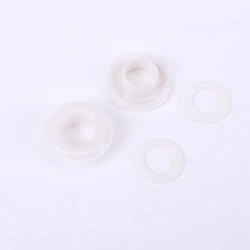 custom hat shoes tent 4mm plastic round eyelet grommet with washers for curtain