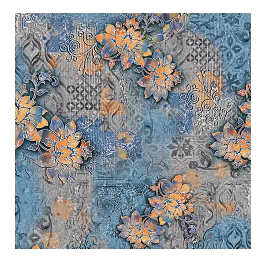 hot selling  peach skin digital printing 200481summer fashion design for garment fabric