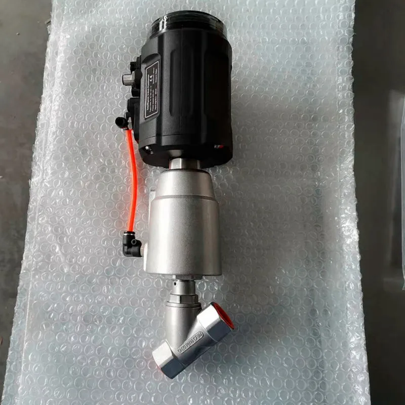 Pneumatic  Angle Seat Valve with Intelligent Positioner for the High-end market