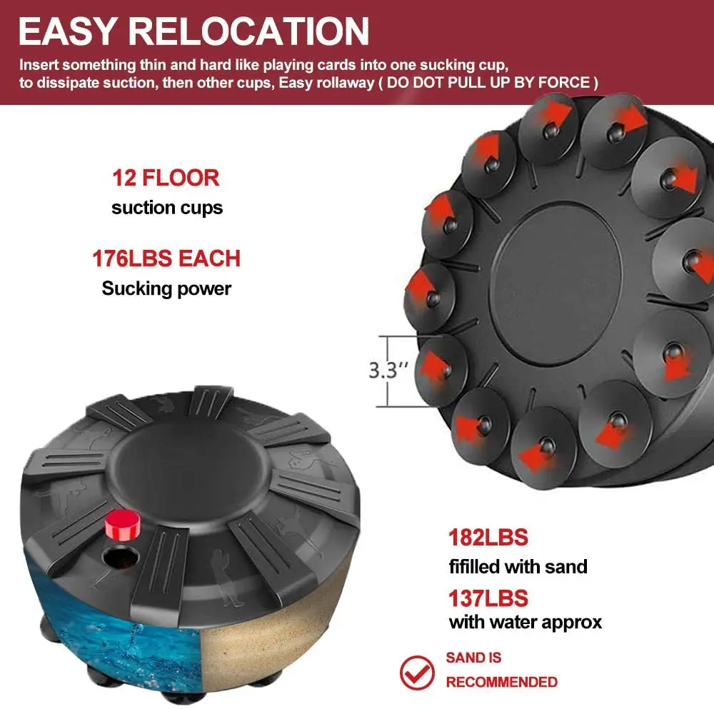 Самостоятельная подставка для грубого песка FANDING, подставка для кикбоксинга, подставка для бокса для детей и взрослых с основанием на присоске