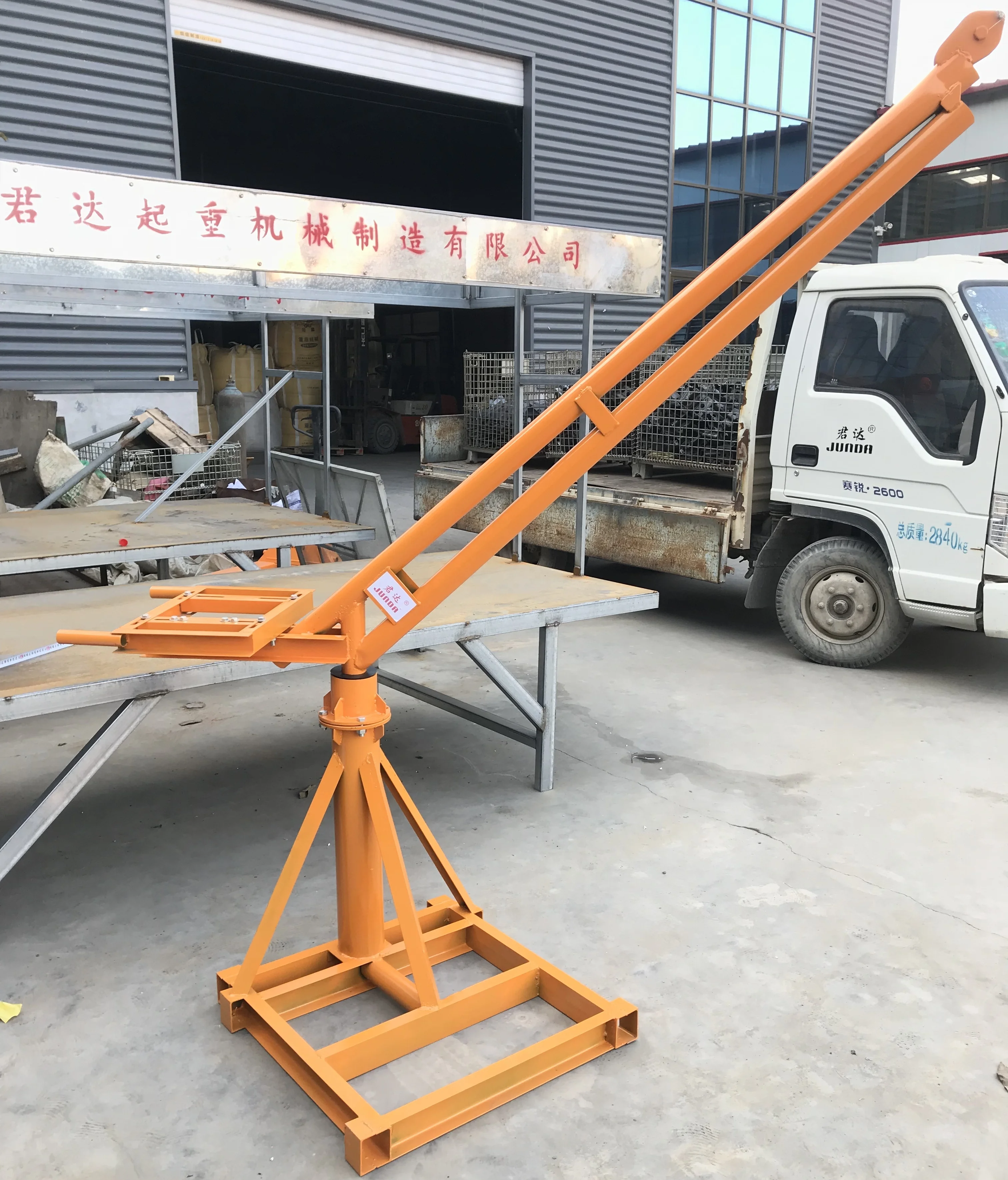 Мини-кран для пикапа HP 1t 2t 30 м с электрической лебедкой 220 В