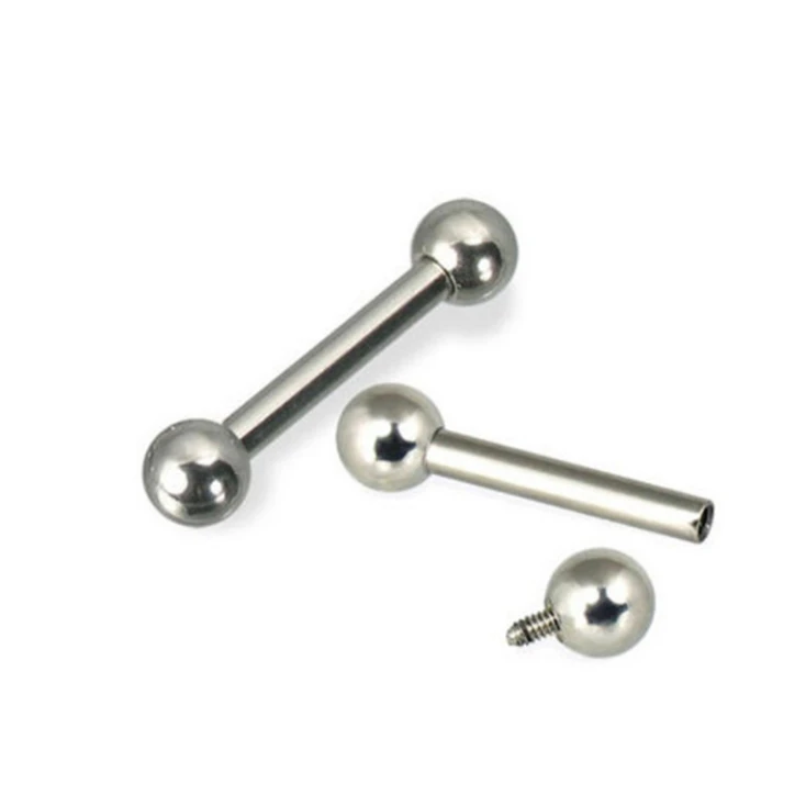 Yeach ASTM F136 G23 titanium 14G internal ball tongue barbell cartilage earring body piercing jewelry