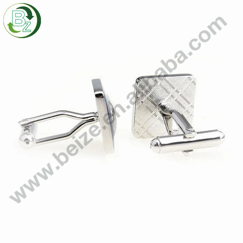High Quality Enamel Cufflinks Pyramid Three Diagonal Stripes Custom Different Pattern Cufflinks