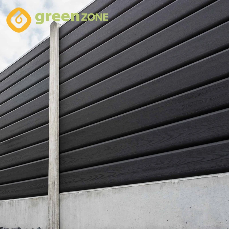 Wooden fence panels steel railing designs for balcony wpc fence