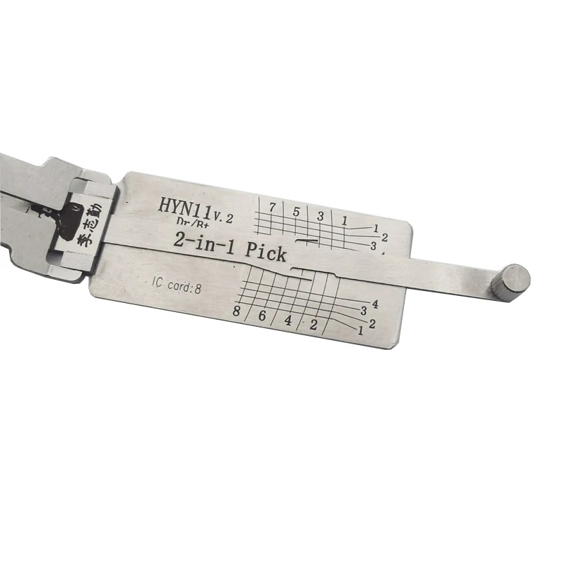 Lishi HYN11 2-in-1 pick Car Door Lock Pick Decoder Unlock Tool
