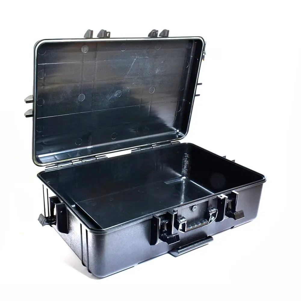 High End Watertight Airtight Ip68 Storage Waterproof Trunk Box Hard Plastic Carrying Case With Foam Lining