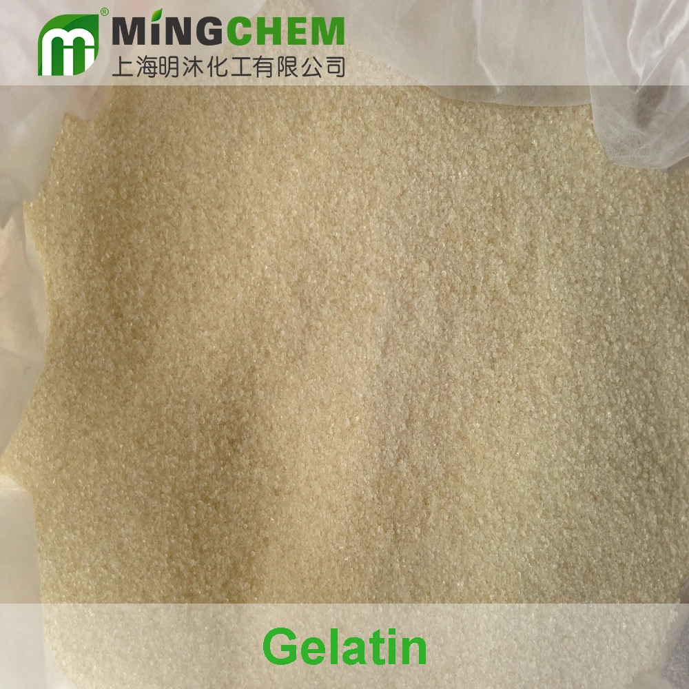 High Quality Food Grade organic gelatin Powder or granular 30-120mesh Gelatin