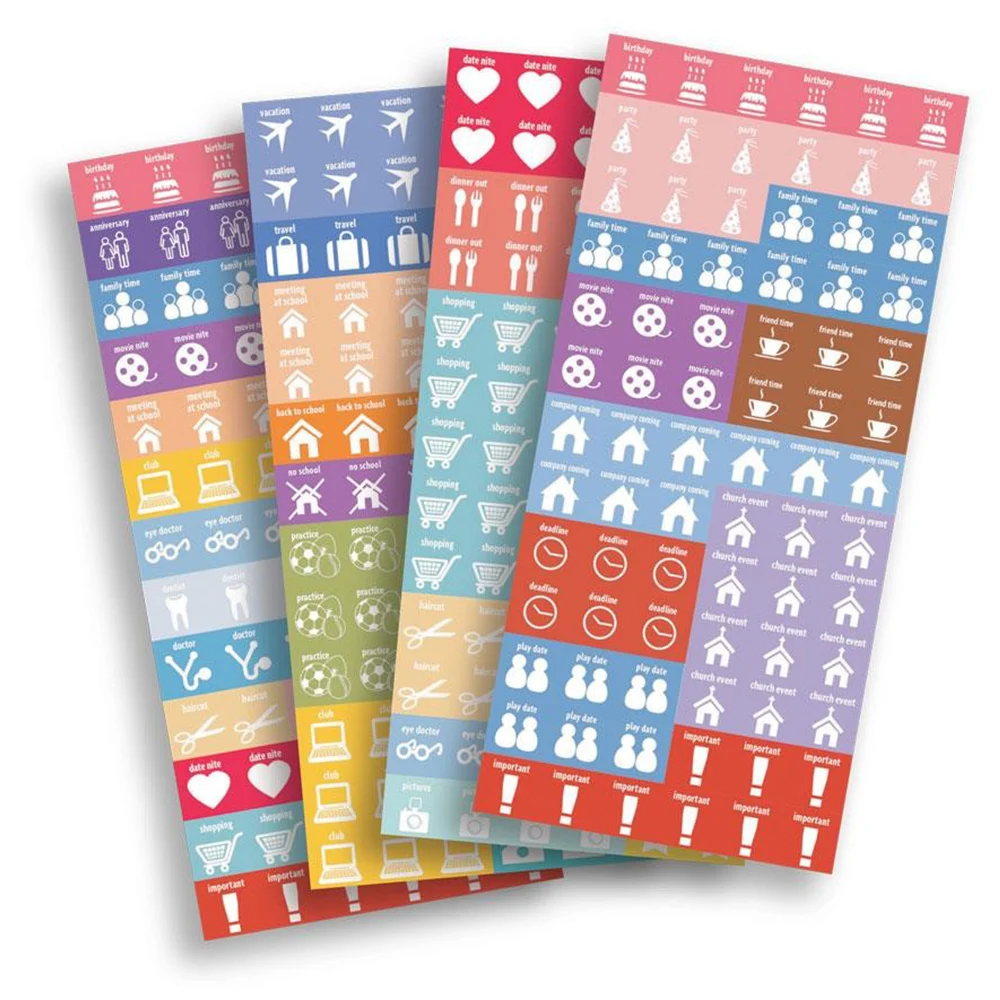 Custom Paper Planner Stickers For Journal Agenda Diary Notebooks (1600108044926)