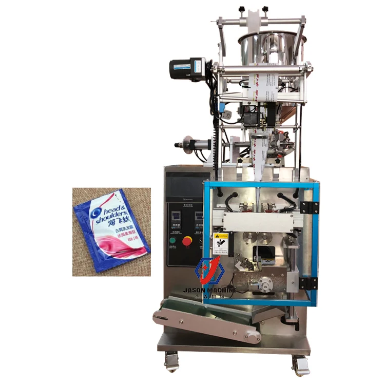 Hair dye shampoo packaging machine