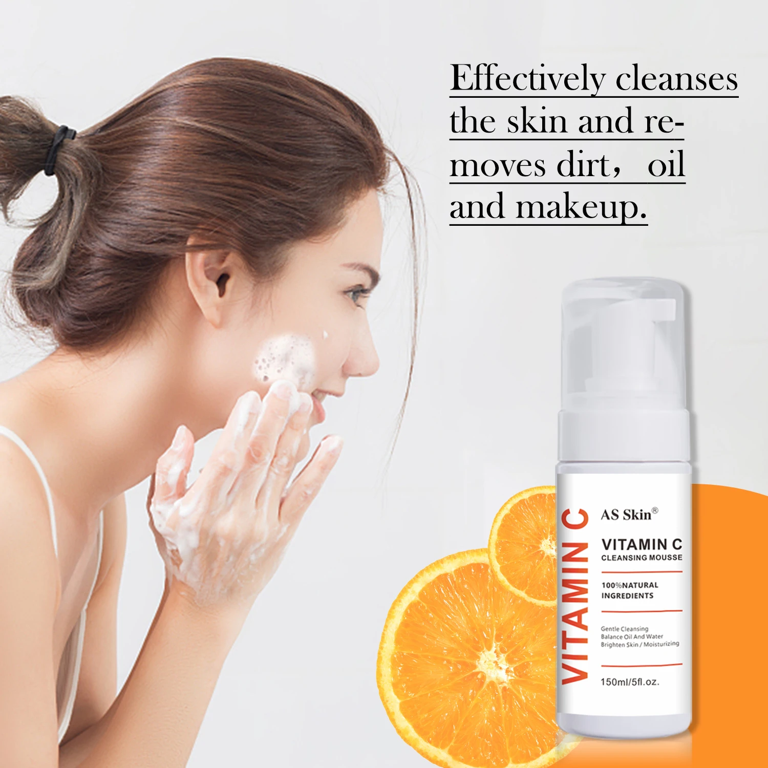 OEM Natural Facial Anti-Aging Wrinkle Whitening Beauty Skincare Private Label Organic Vitamin C Skin Care Set