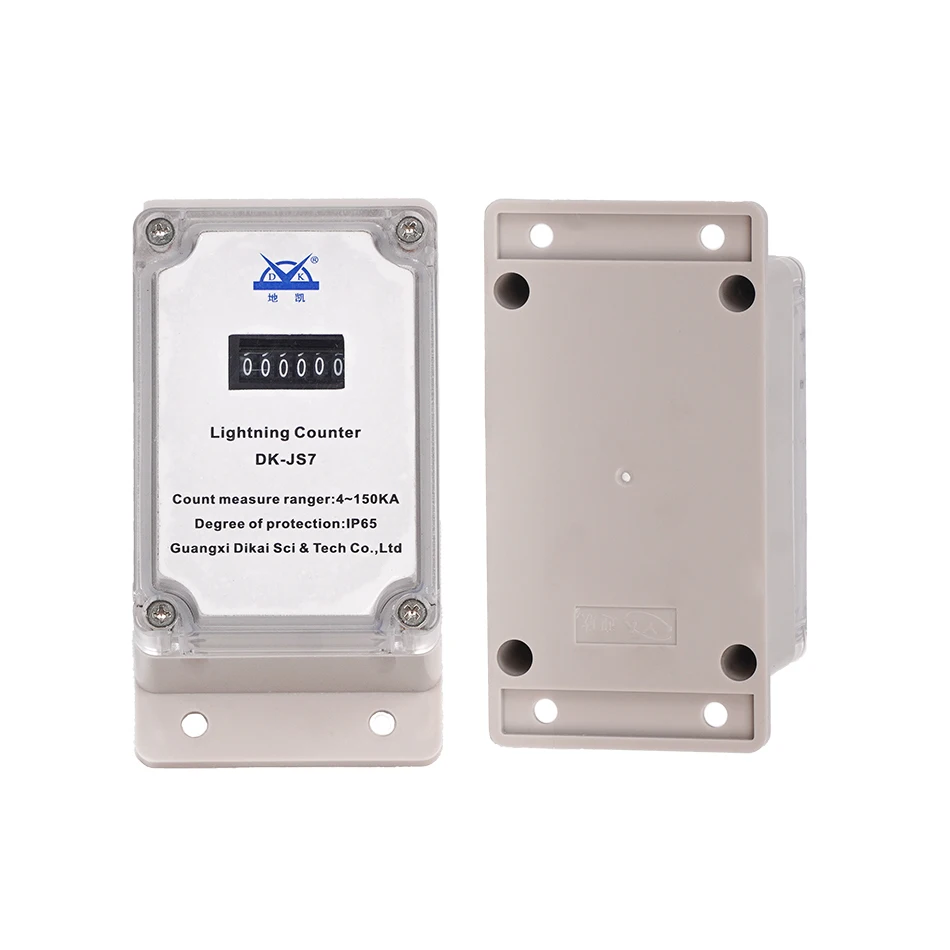 High Quality Digital Lightning Strike Counter No Battery Surge Arrester lightning rod Lightning Counter