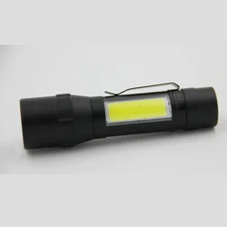 Factory Cheap Price Led Flashlights Torches Small Pocket Torch Light Plastic Rechargeable Flashlight