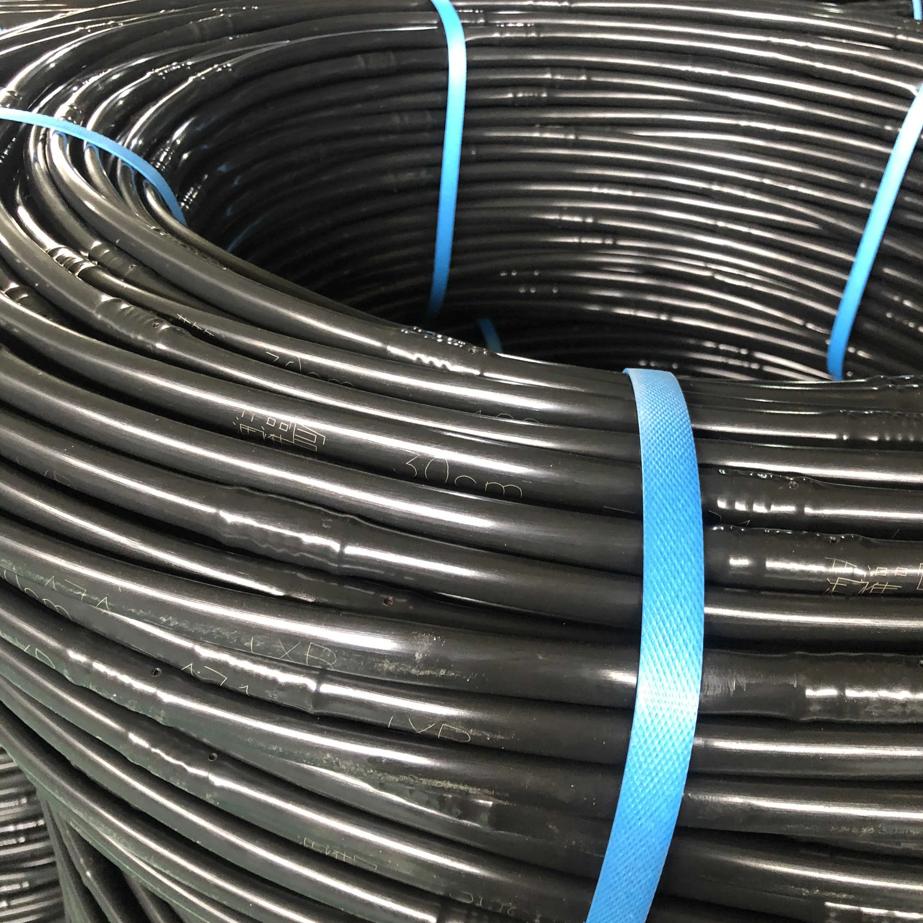 underground pvc pe 100 material agricultural plastic 12.7 mm hdpe poly drip irrigation pipes
