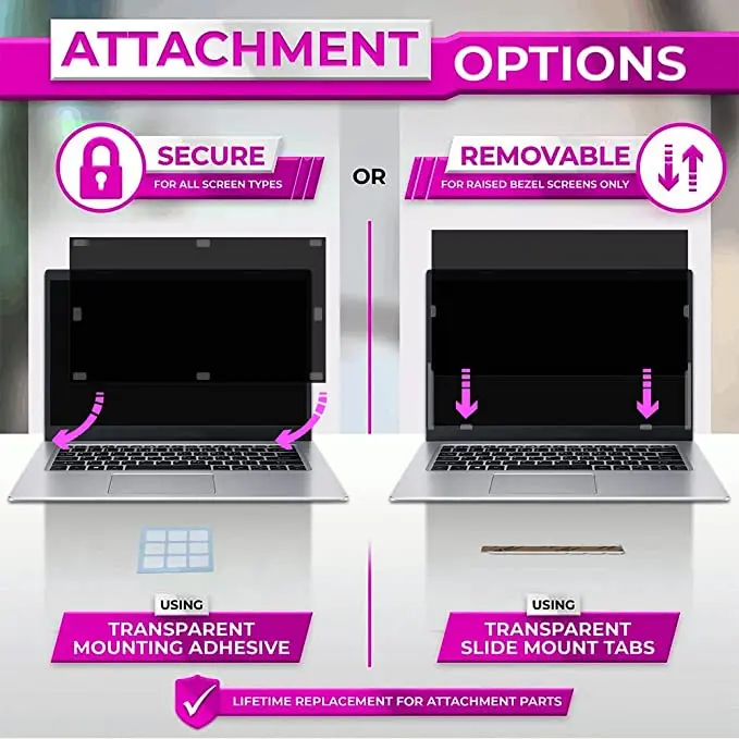 Latest Style Waterproof High Transparent 13.3inch Screen Filter For Laptop HP Dell Asus Acer Samsung Lenovo