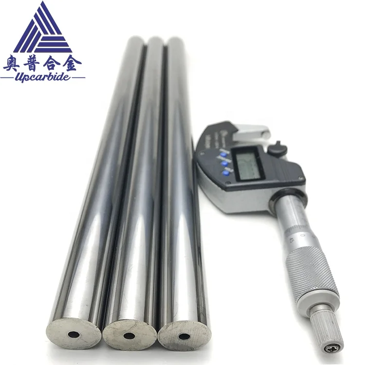 YL10.2 diameter 20*4*330mm h6 tolerance tungsten carbide rod with central hole