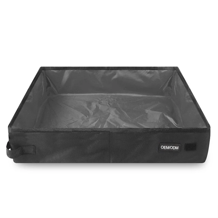 Wholesale Hot Portable High Quality Cat Toilet Scratch Resistant Car Use  Travel Tray Pan Cat Litter Basin Box