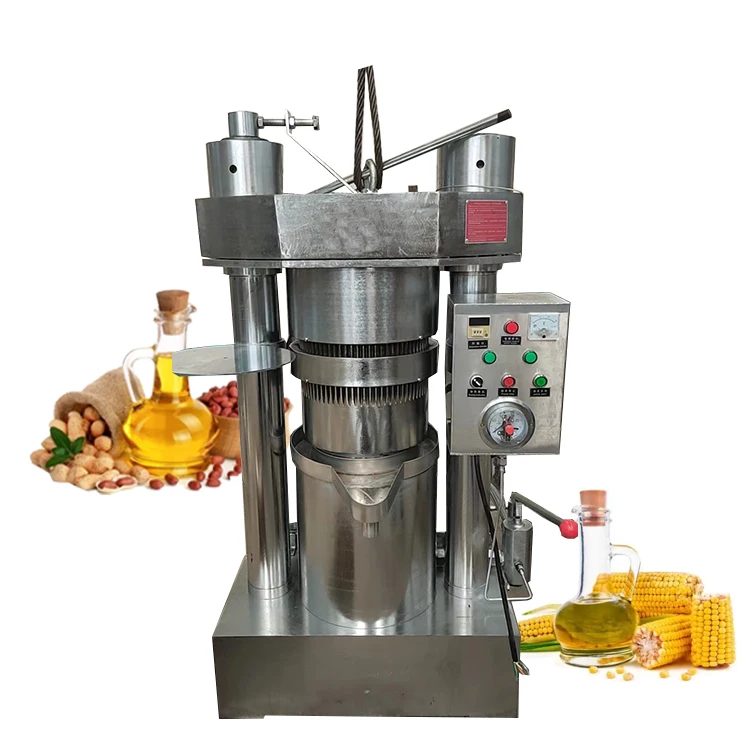Hydraulic Cacao Butter Press Hydraulic Oil Press Machine Cold And Hot Oil Press