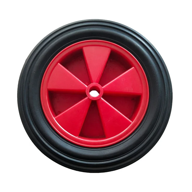 High Quality Wholesale Solid Wheel For Cart Trolley Heavy-Load Capacity Non-Markings Smooth-Rolling Polyurethane Tire
