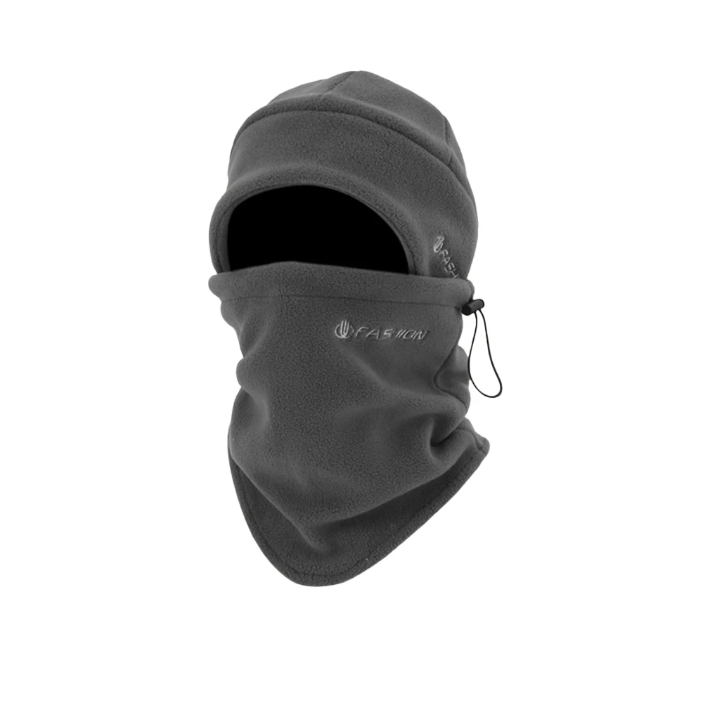 Two piece set Windproof Warm Ski Mask Adjustable Face Cover Thermal Fleece Hood Winter Hat Neck Scarf Cycling Mask Balaclava