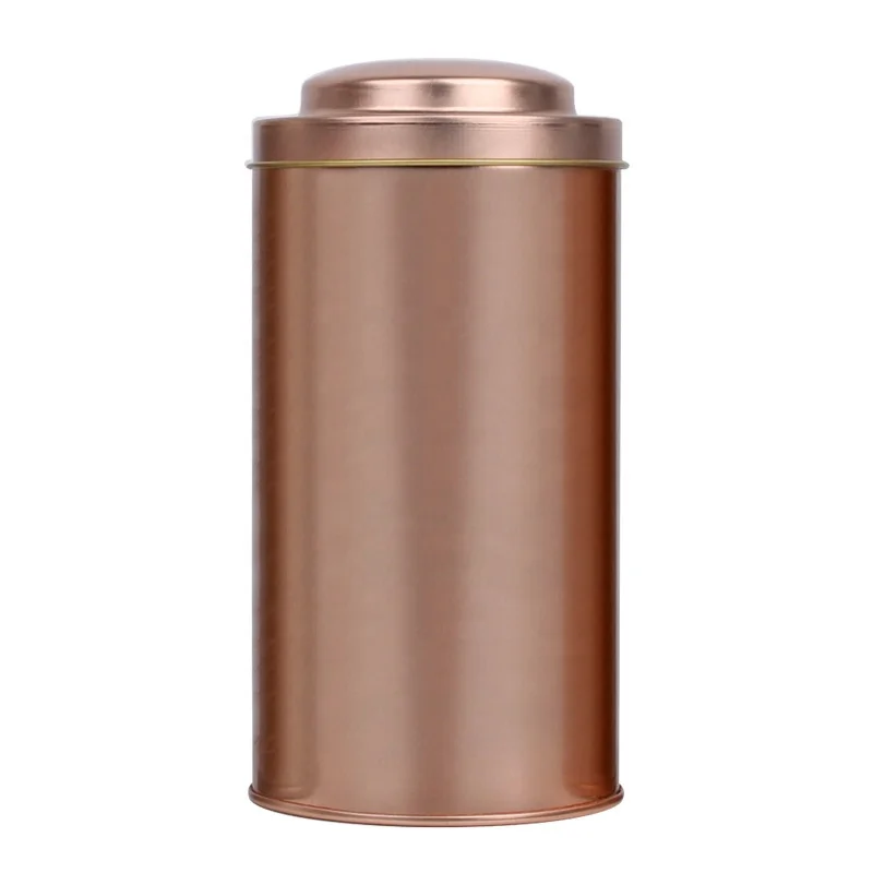 small silver gold tea canister tea caddy tinplate  tea tools