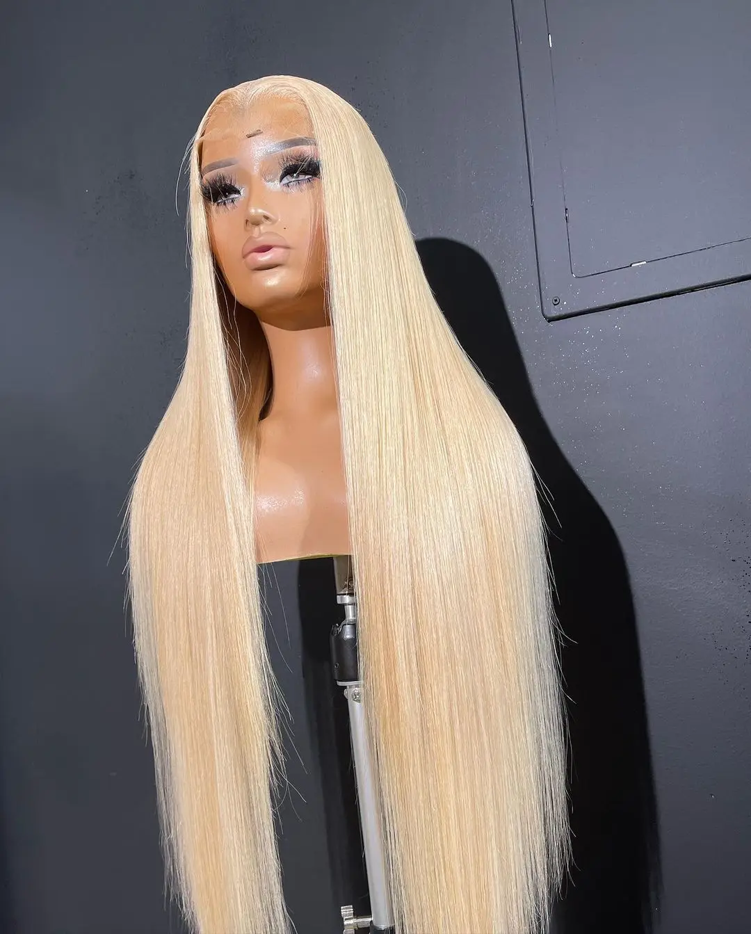 KBL hair blue band 10 inch to 50 inch  613 human hair wig  , Wholesale 613 13x6 hd lace frontal wig raw human hair