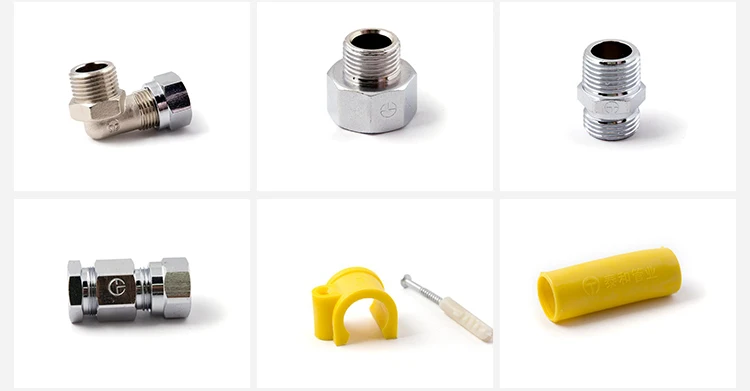 Fitting 3 way Female Pipe Connector for Water Fuel Gas