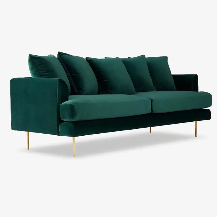 Custom furniture European and American fashionable sitting room 3 person sofa can disassemble wash