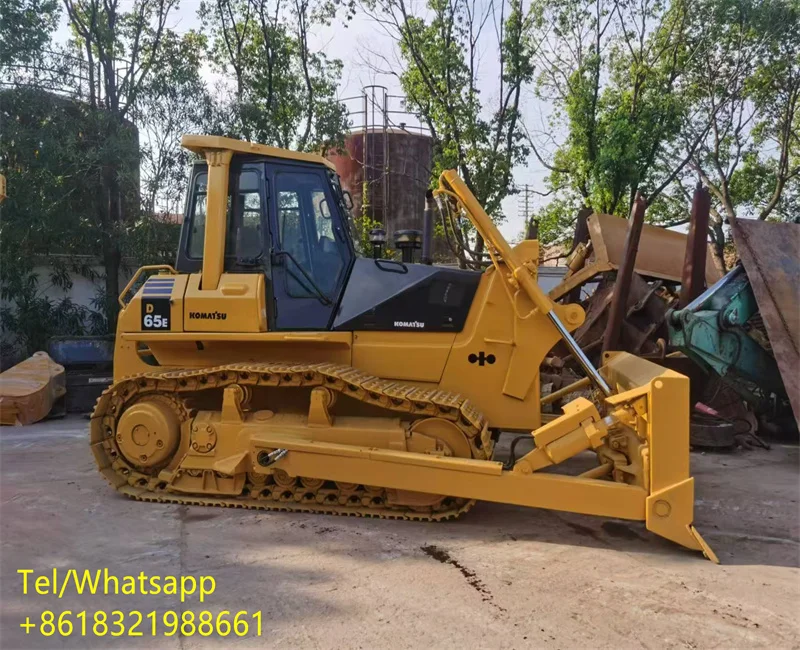 Good Condition Used Original CAT D65E-12 Bulldozer KOMATSU Second hand Komatsu D60 D65E-12 Track Dozer for sale