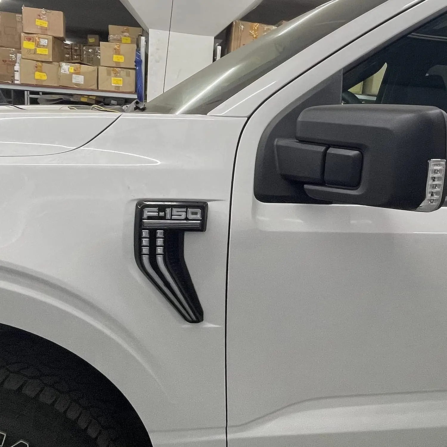 Spedking Raptor 2021 Pickup Truck Smoked Shell Clear Lens Sequential Flash Signal DRL Side Marker Lamp for ford F150