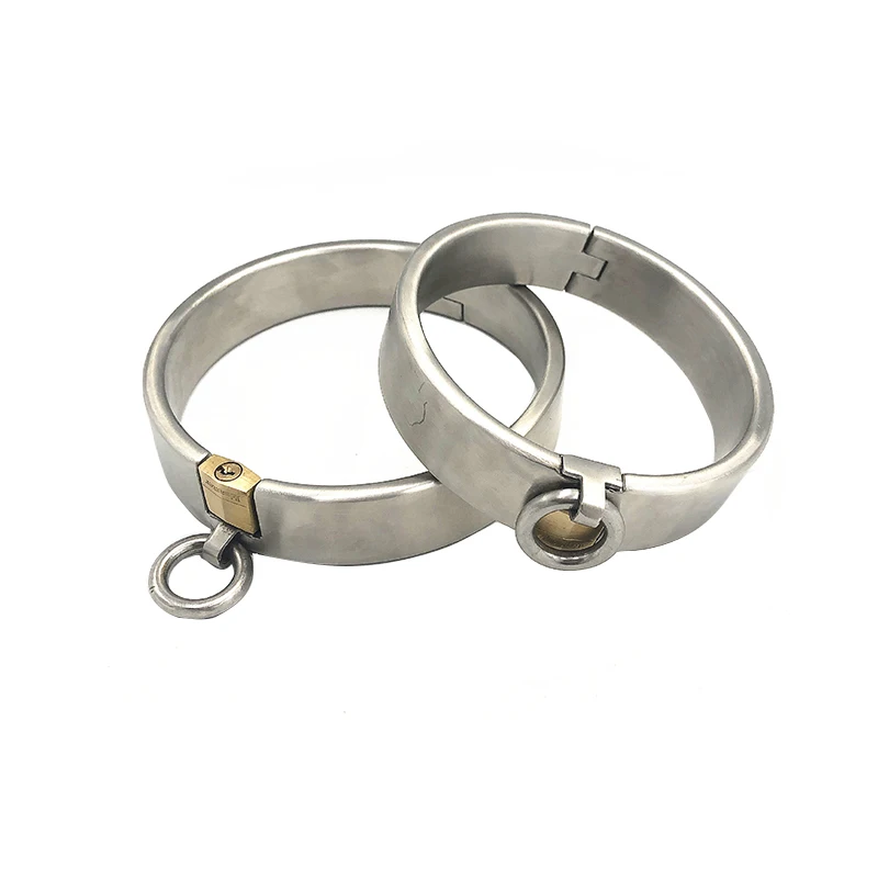 Metal Slave Locking Collar  BDSM Locking Neck Ring Alternative Erotic Toys for Women Men