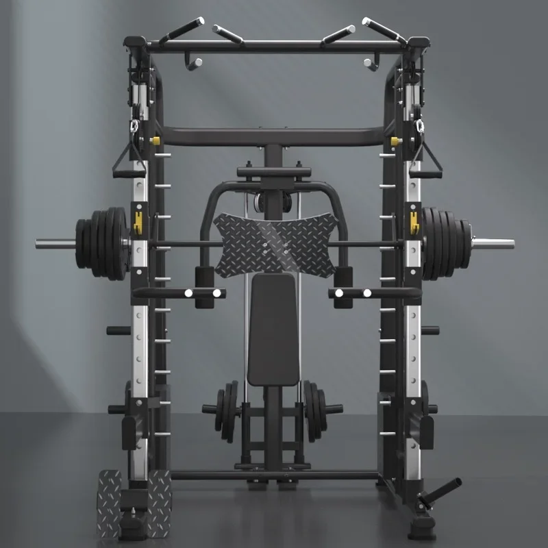 Smith Machine заводская цена многофункциональная прочная машина двойной регулируемый шкив кабель кроссовер тренажер
