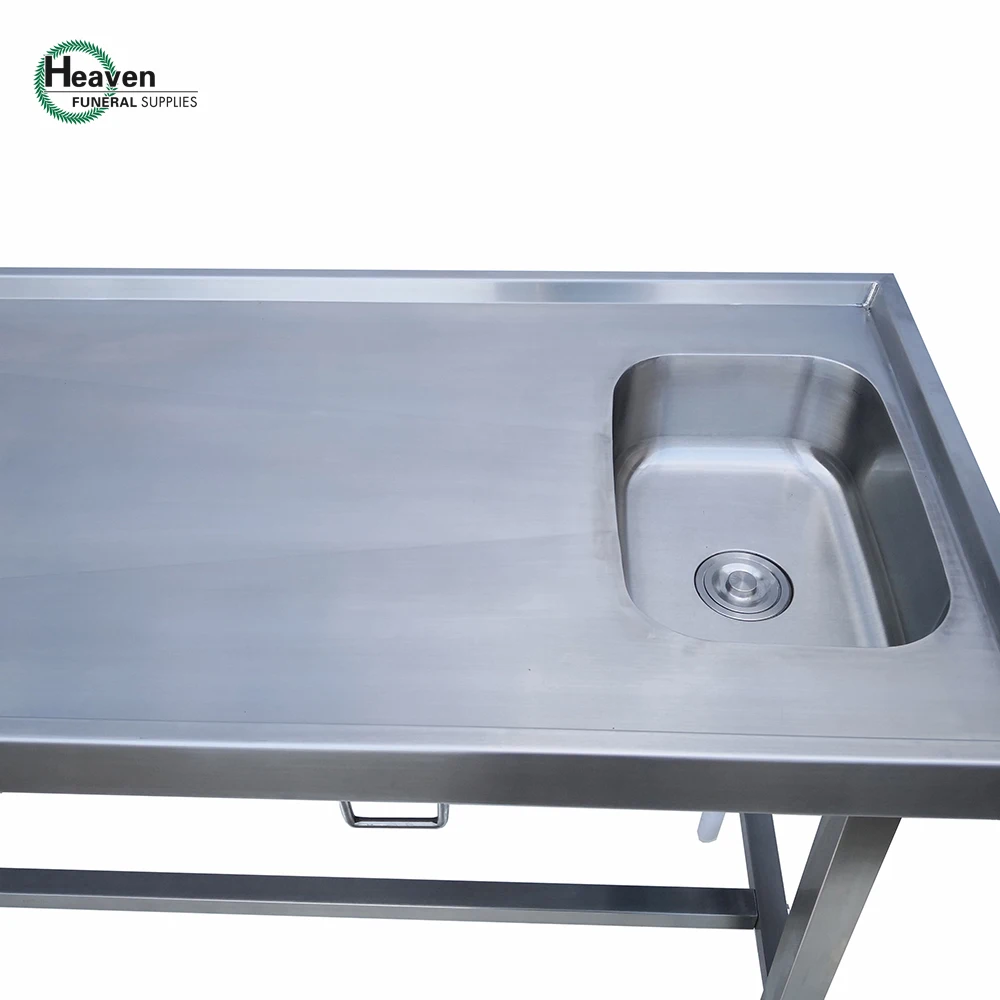 Chinese manufacturer customized logo anatomy dissection table for mortuary