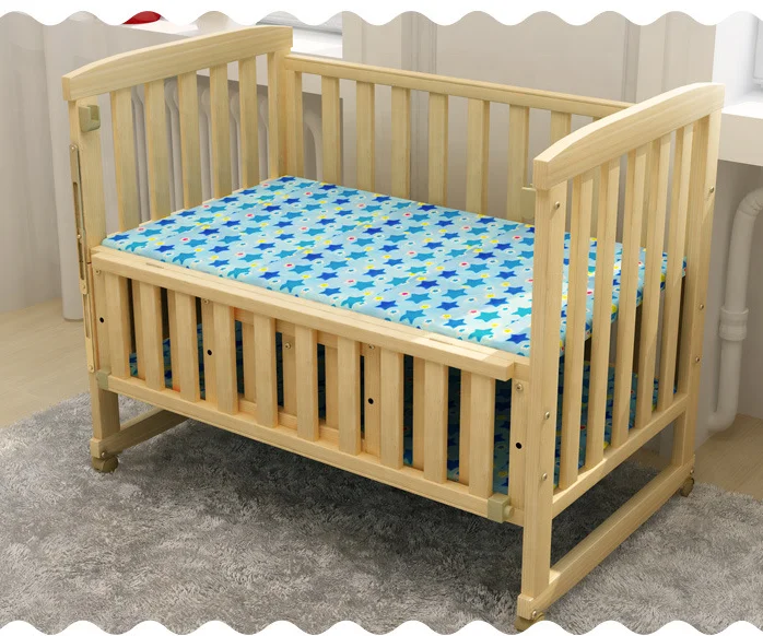 popular design wholesale custom multifunctional Folding adjustable Original floding wooden baby bed
