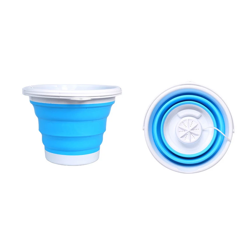 
Hot SaleHousehold Mini Portable 12v Cleaning Small Mini For Baby Lady Folding Washing Machine 