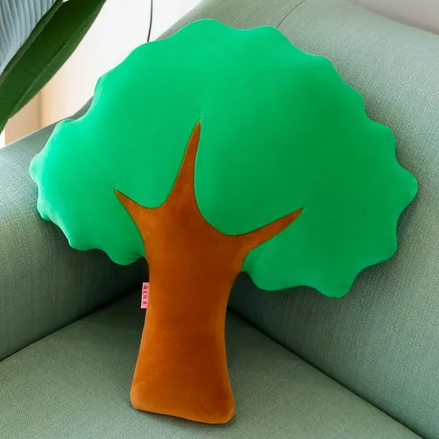 Wholesale Chair Cushion Stuffed Monstera Leaf Pillow Leaf Shape Pillow Tree Cushion Soft Pillow Plush Toy House Decoration