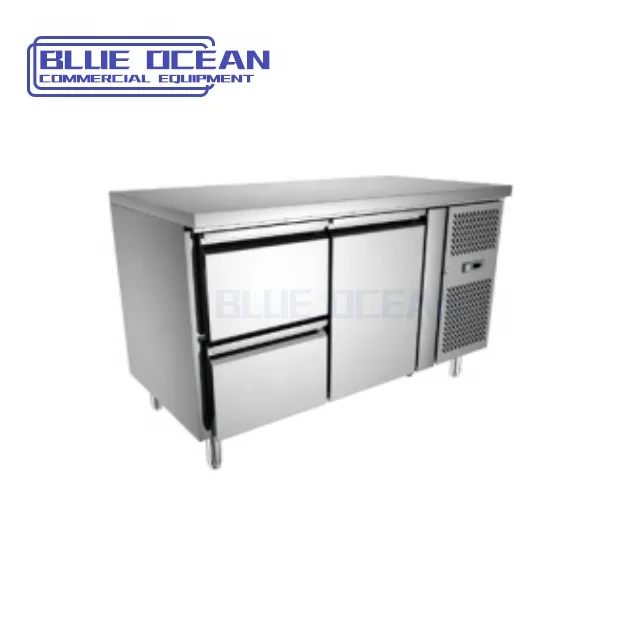 wholesale drawer fridge stainless steel compressor fridge cooling box Kitchen Workbench Equipment Refrigeration