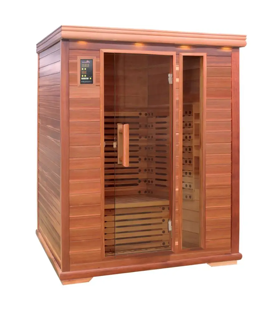 canadian red cedar wooden dry sauna cabin portable steam rooms
