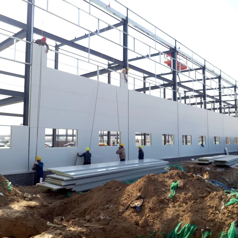 50-200 мм огнестойкие звукоизоляционные стеновые сэндвич-панели от производителя и поставщика в