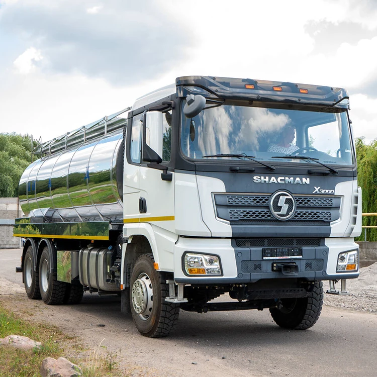 20000l New SHACMAN 371hp Truck Fuel Tank 6x4 6x6 Used Oil Fuel Tanker Truck For sale